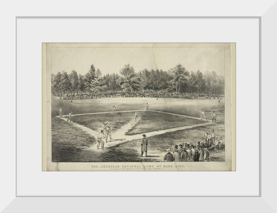 "The American National Game of Base Ball", Currier & Ives