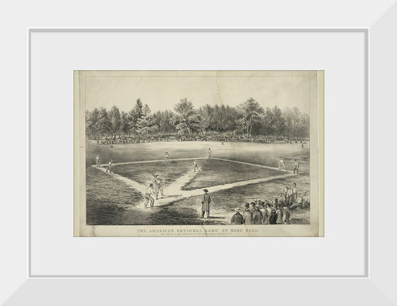 "The American National Game of Base Ball", Currier & Ives