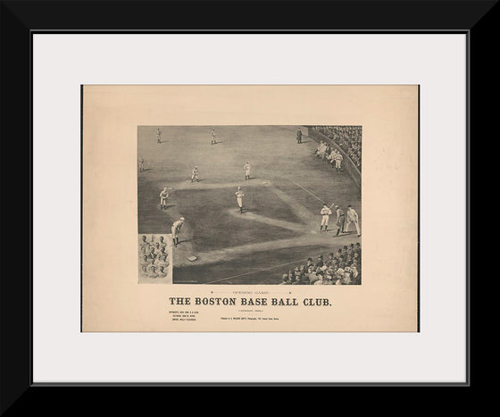 "Opening game. The Boston Base Ball Club (1889)", The Boston Base Ball Club