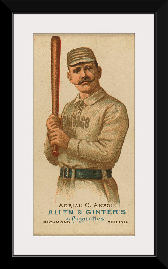 "Baseball Card Portrait of Adrian C. Anson"