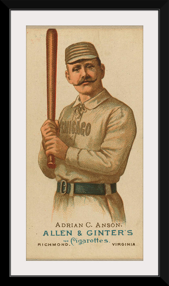 "Baseball Card Portrait of Adrian C. Anson"