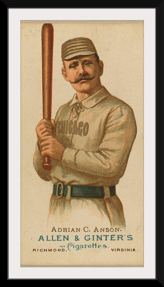 "Baseball Card Portrait of Adrian C. Anson"