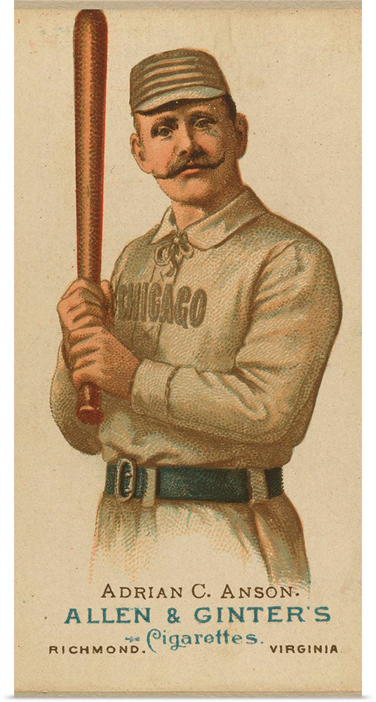 "Baseball Card Portrait of Adrian C. Anson"