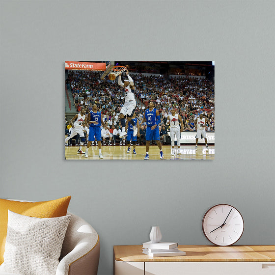 "Carmelo Anthony dunk USA vs Dominican Republic", Daniel Hughes