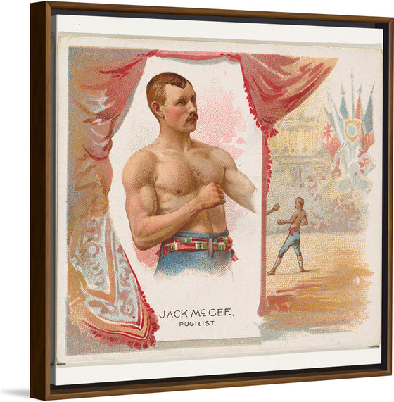 "Jack McGee, Pugilist, from World's Champions, Second Series (N43) for Allen & Ginter Cigarettes", Allen & Ginter