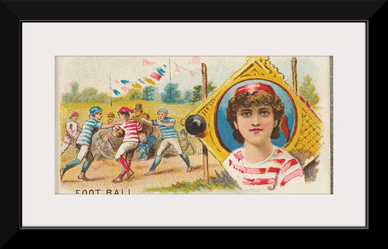 "Football, from the Games and Sports series (N165) for Old Judge Cigarettes"