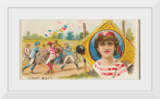 "Football, from the Games and Sports series (N165) for Old Judge Cigarettes"