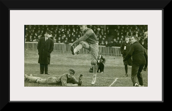 "Jack Maynard, Captain of the Varsity Rugby Team, Kicks Winning Goal for the Rugby Football Dominion Championship (1910)"