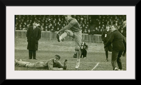 "Jack Maynard, Captain of the Varsity Rugby Team, Kicks Winning Goal for the Rugby Football Dominion Championship (1910)"