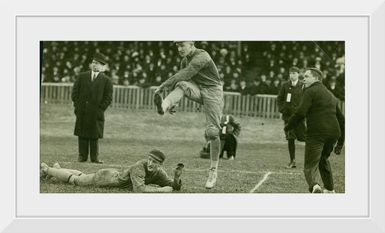 "Jack Maynard, Captain of the Varsity Rugby Team, Kicks Winning Goal for the Rugby Football Dominion Championship (1910)"