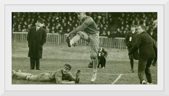 "Jack Maynard, Captain of the Varsity Rugby Team, Kicks Winning Goal for the Rugby Football Dominion Championship (1910)"