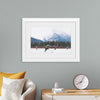 "Children Playing Ice Hockey in Banff National Park"