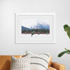 "Children Playing Ice Hockey in Banff National Park"