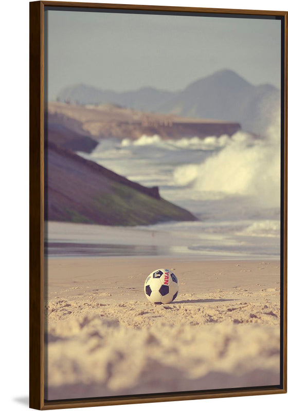 "Soccer on the beach"