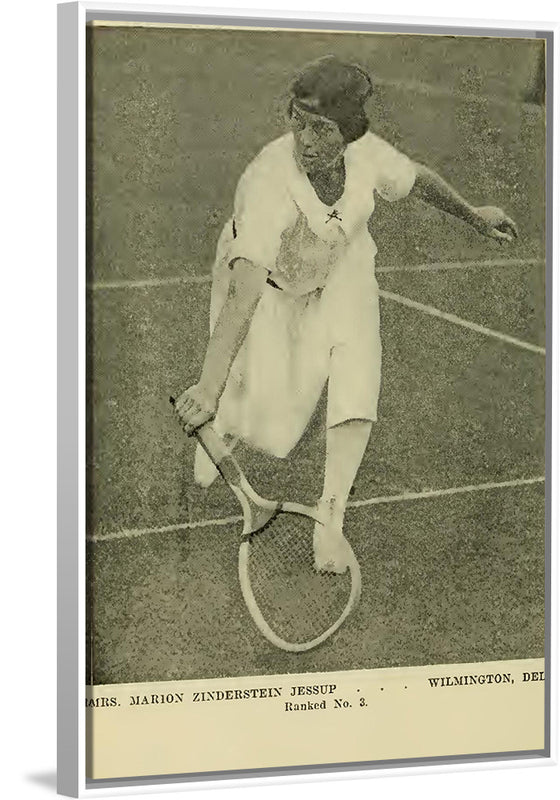 "Marion Zinderstein Jessup - Spalding's tennis annual"