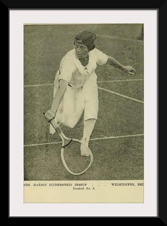 "Marion Zinderstein Jessup - Spalding's tennis annual"