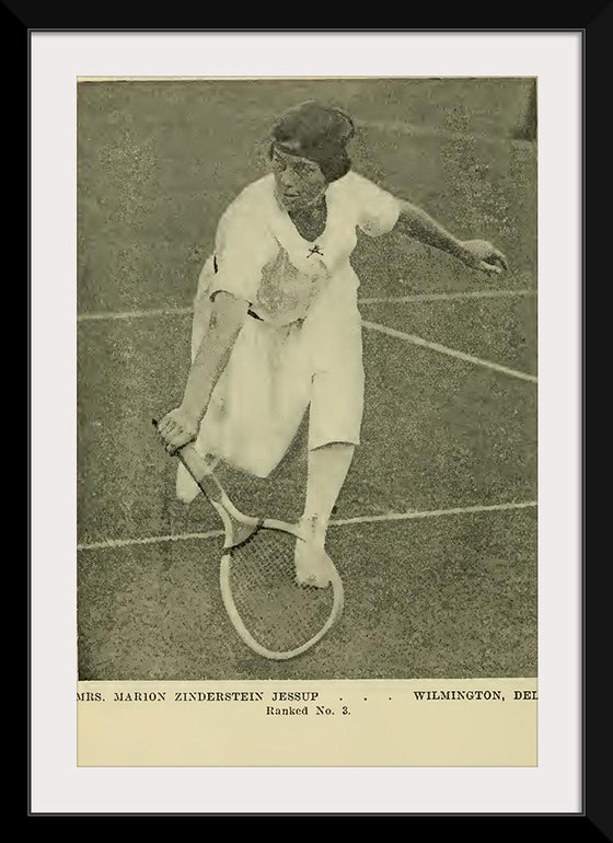 "Marion Zinderstein Jessup - Spalding's tennis annual"