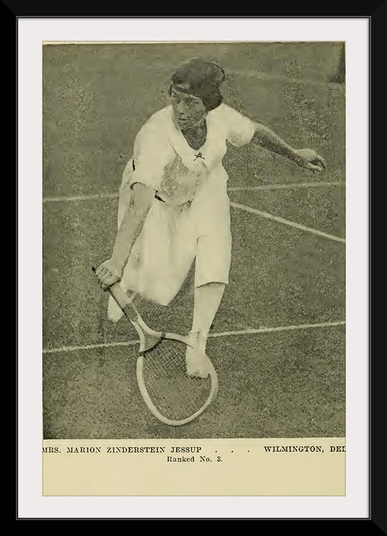 "Marion Zinderstein Jessup - Spalding's tennis annual"