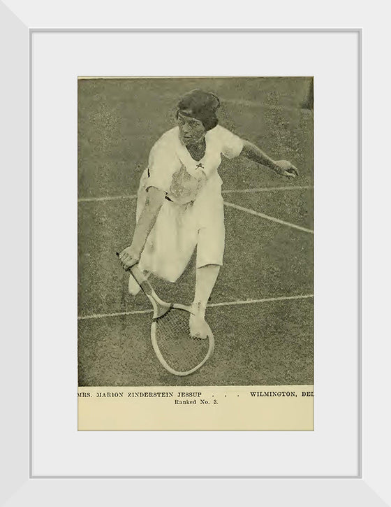 "Marion Zinderstein Jessup - Spalding's tennis annual"