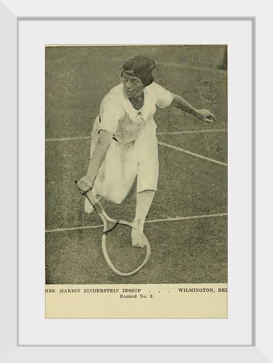 "Marion Zinderstein Jessup - Spalding's tennis annual"