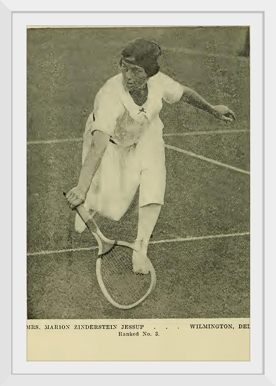 "Marion Zinderstein Jessup - Spalding's tennis annual"