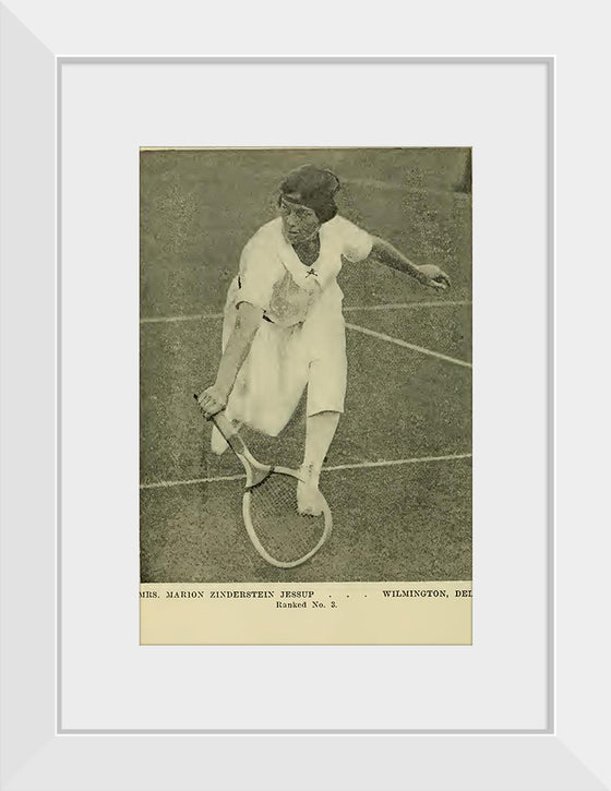 "Marion Zinderstein Jessup - Spalding's tennis annual"