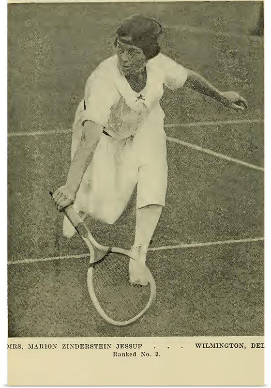 "Marion Zinderstein Jessup - Spalding's tennis annual"