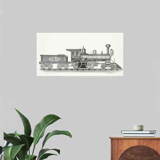 "Railroad engine (1874)", W.J. Morgan & Co.