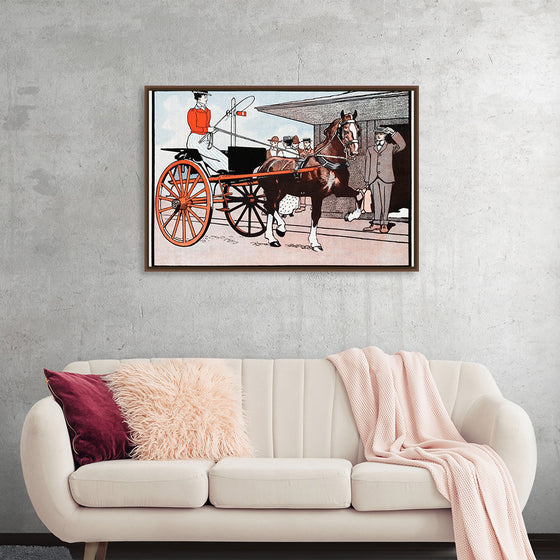 "Woman in a Horse Carriage",  Edward Penfield