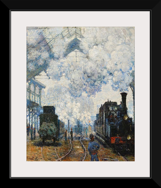 "Arrival of the Normandy Train", Claude Monet