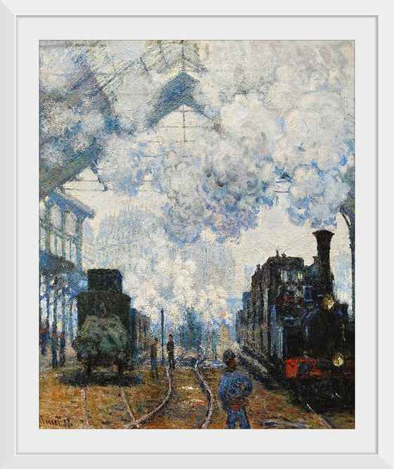 "Arrival of the Normandy Train", Claude Monet