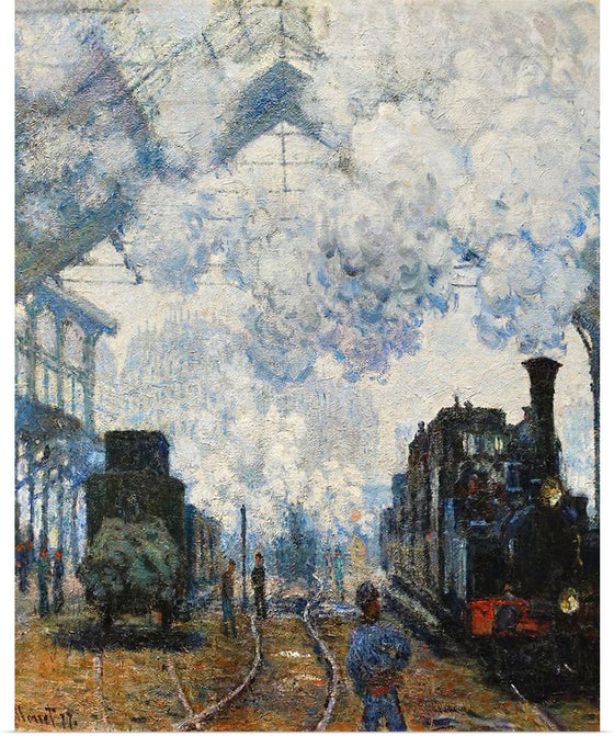 "Arrival of the Normandy Train", Claude Monet