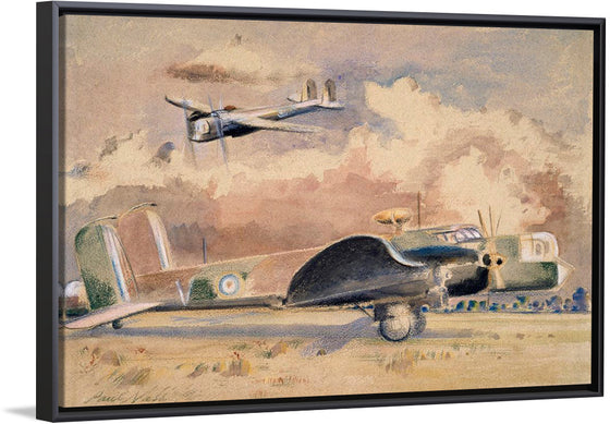 "Whitley Bombers Sunning (1940)", Paul Nash