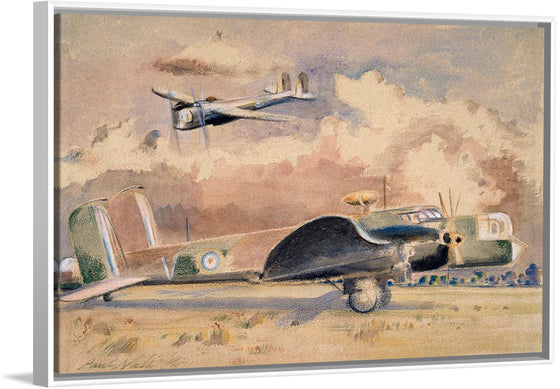 "Whitley Bombers Sunning (1940)", Paul Nash