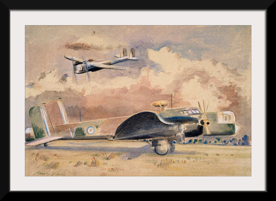 "Whitley Bombers Sunning (1940)", Paul Nash