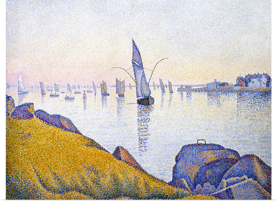 "Evening Calm, Concarneau, Opus 220 (Allegro Maestoso) (1891)", Paul Signac