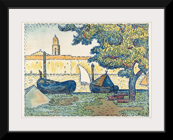 "Saint-Tropez (The Port of St. Tropez)", Paul Signac