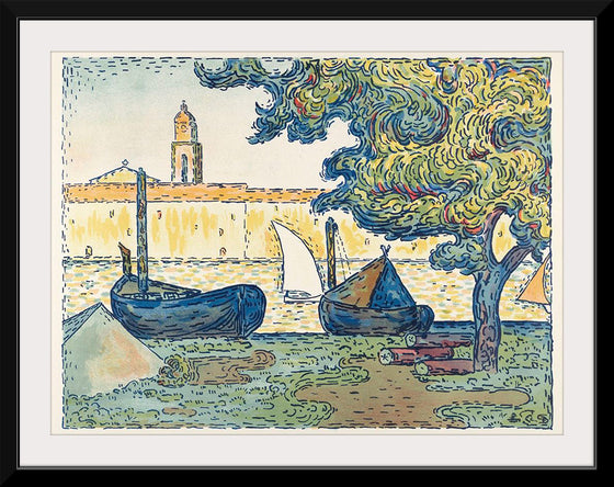 "Saint-Tropez (The Port of St. Tropez)", Paul Signac