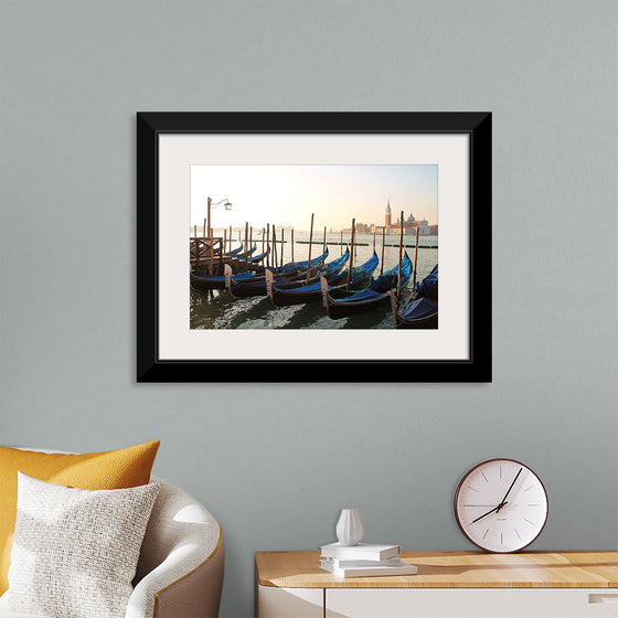 "Gondola Moored at Dock"