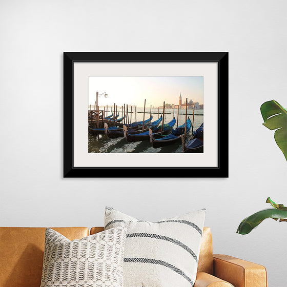 "Gondola Moored at Dock"