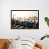 "Gondola Moored at Dock"