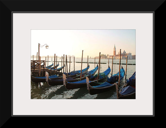 "Gondola Moored at Dock"