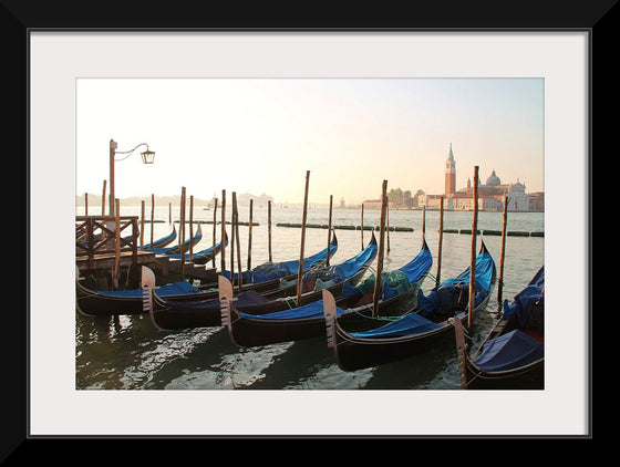 "Gondola Moored at Dock"