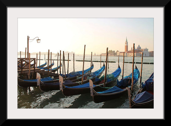 "Gondola Moored at Dock"