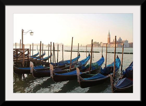 "Gondola Moored at Dock"