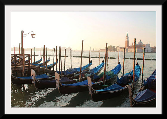 "Gondola Moored at Dock"