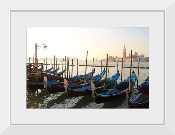 "Gondola Moored at Dock"