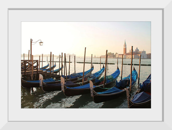 "Gondola Moored at Dock"