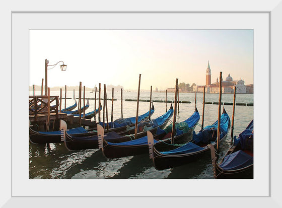 "Gondola Moored at Dock"