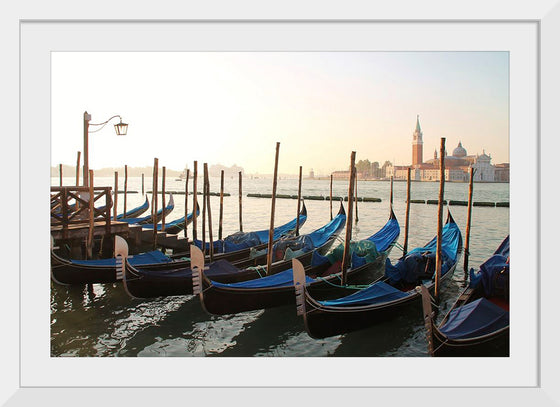 "Gondola Moored at Dock"